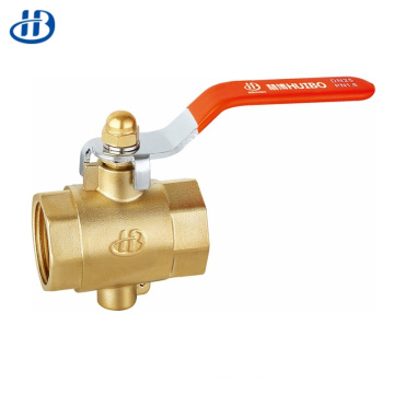 Female Temperature Measuring Brass Ball Valve